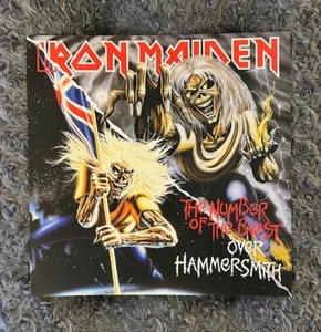 Iron Maiden Number Beast Over Hammersmith 12x12 US Promo Poster Flat - Picture 1 of 2