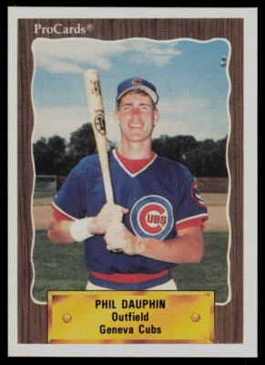 1990 ProCards Phil Dauphin Geneva Cubs - Image 1 of 2