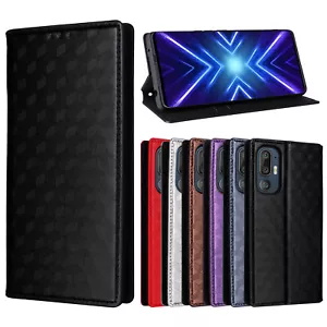 For HTC U24 Pro 5G Luxury Anti-Slip Card Slots Leather Wallet Phone Case Cover - Picture 1 of 21