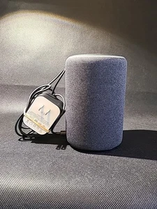 Amazon Echo (2nd Gen) Smart Speaker Charcoal with Alexa - Tested - Picture 1 of 4