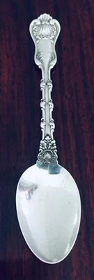 "Cuchara de ley antigua Whiting Imperial Queen 1893 patrón 5 7/8""" Foto 1 de 2