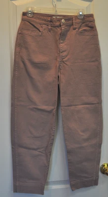 Pantalones Madewell Slim Emmett Pierna Ancha Lavanda, Talla 28 Foto 1 de 2