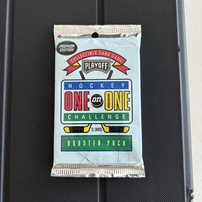 SEALED - Hockey Premier Edition Play Off One on One Challenge 1995 Booster Pack - Image 1 of 2