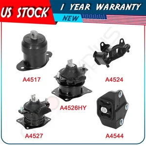 5Pcs Motor Mounts & Trans Mount For Acura TL 3.2L V6 2004-2006 Auto Transmission - Picture 1 of 7