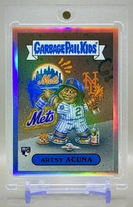 Luisangel Acuna 2025 Bowman Chrome Garbage Pail Kids Rookie RC Refractor SSP - Bild 1 von 3