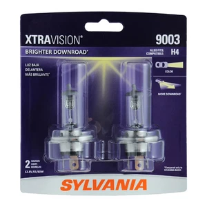 Sylvania 9003 Xtravision Halogen Headlight Bulb - Dual Pack, Compatible with - Picture 1 of 12