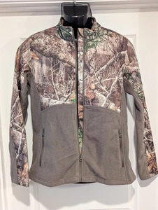 WOMENS MAGELLAN HUNTGEAR BOONE FLEECE JACKET REAL TREE EDGE LARGE - Picture 1 of 3