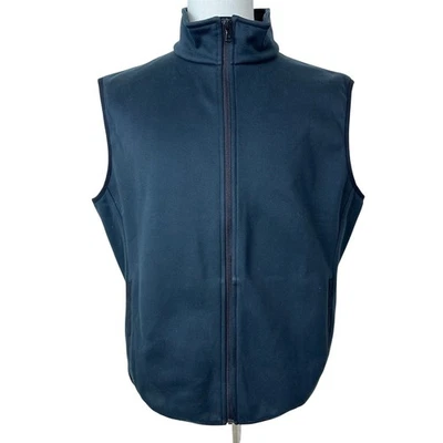 Victorinox Men's XL Black Soft Shell Vest 100% Polyester Zip Front Pockets - Image 1 of 4