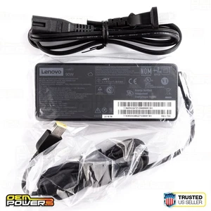 Genuine Lenovo 90W AC Power Adapter Charger ThinkPad E550 E555 E560 E565 E575 - Picture 1 of 3