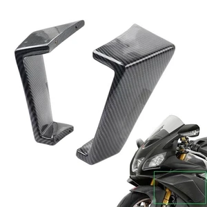 Fibra de Carbono Winglet Deflector de Aire Carenado Ala Fija Aprilia RSV4 - Imagen 1 de 12