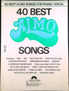 40 Best ALMO Songs Piano/Vocal Babe Rise Rock With You Don't Cry Out Loud 635a - Imagen 1 de 15