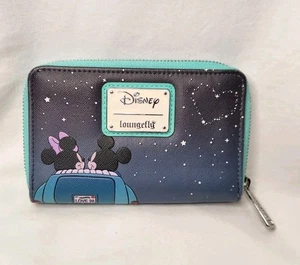 Loungefly DISNEY Mickey & Minnie Mouse Date Night Drive In Zip Around Geldbörse - Bild 1 von 12
