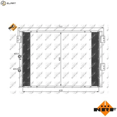 CONDENSER AIR CONDITIONING 35461 FOR TOYOTA HIACE/IV/Van/Bus/SBV 3RZ-FE 2.7L - Image 1 of 4