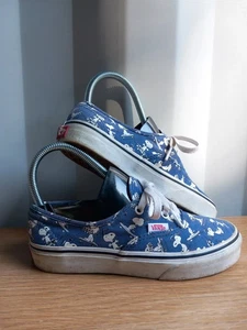 Vans Off The Wall Größe UK 2 EU 33 Kinder Peanuts Snoopy Low Top Skateboard Schuhe - Bild 1 von 10