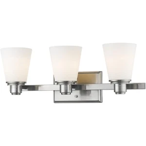 Z-Lite 7001-3V-BN Kayla 3 Light 22 inch Brushed Nickel Vanity Wall Light - Picture 1 of 1