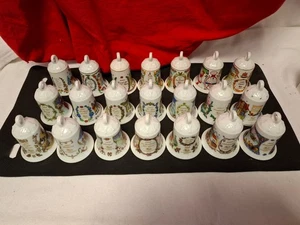 21 Stück - Hutschenreuther Weihnachtsglocken von 1998 - 2009 - (1523) - Bild 1 von 21