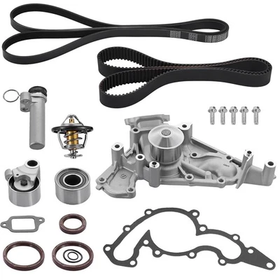 Engine Timing Belt Kit with Water Pump For Toyota Land Cruiser 1998-2005 4.7L V8 - Image 1 of 4
