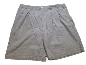 Vintage Polo shorts mens 44B Ralph Lauren Blue, And White Striped  - Picture 1 of 7