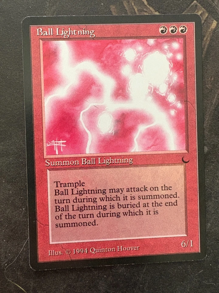 *** THE DARK Ball Lightning ***  NM Beauty! - DUTY FREE MtG Magic - Image 1 of 2