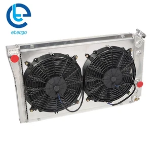 3Row Core Racing Radiator+Fan Shroud For Chevy S10/S-10 Blazer V8 1982-1902 - Picture 1 of 13