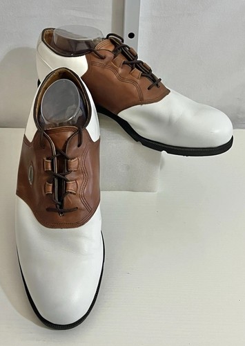 Scarpe da golf vintage Nike Zoom Air Wickie Last Brown tacchetti Oxford da uomo taglia US 13