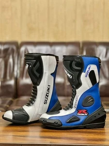 suzuki motorcycle leather shoes men and womens - Picture 1 of 2