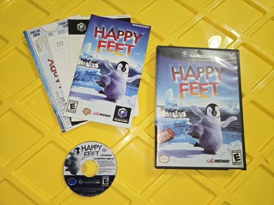 Happy Feet para Nintendo GameCube completo en caja con boleto de película probado  Foto 1 de 4