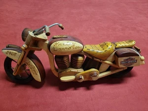 Moto Harley Davidson in legno Vintage - Foto 1 di 7