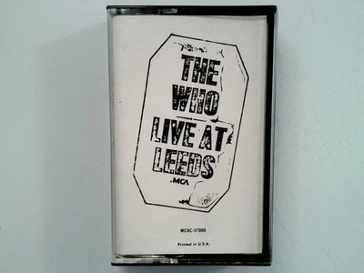 The Who En Vivo En Leeds Cassette MCA 1970 MCAC-37000 - Imagen 1 de 2