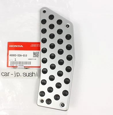 HONDA Genuine S2000 AP1 AP2 Aluminum Footrest Plate Pedal 46992-S2A-010 Japan - Image 1 of 4