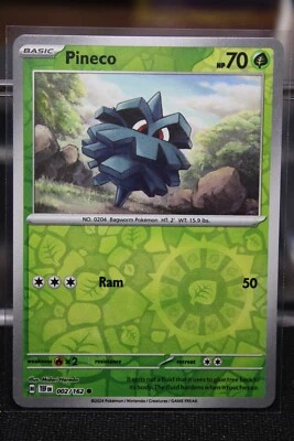 Pineco 002/162 Sv05: Temporal Forces Reverse Holo - Image 1 of 2
