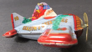Hallmark Ornament 1993 TIN AIRPLANE - Picture 1 of 13