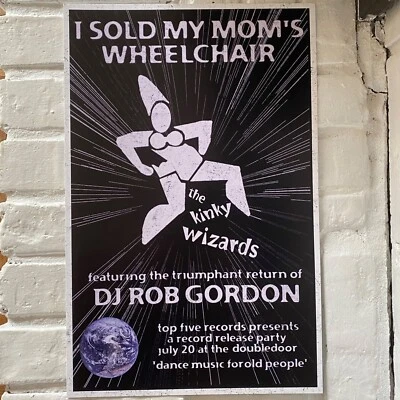 The Kinky Wizards Poster HIGH FIDELITY Movie John Cusack DJ Rob Gordon