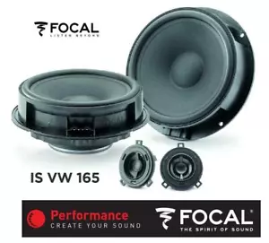 Focal IS VW 165 Speakers 16.5 Cm Combo Compatible With VW Eos (1F) 2006 - 2015 - Picture 1 of 12