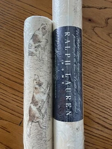 RALPH LAUREN HOME Vintage Dog Wallpaper 67.5 Sq Ft 2 Double Rolls - Picture 1 of 7