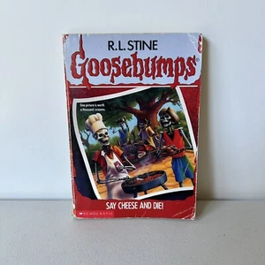 Goosebumps #4 Book Say Cheese and Die! by R.L. Stine Australia 1992 Free Postage - Picture 1 of 15
