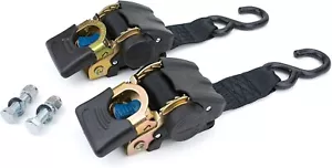 2er-Pack Marine einziehbare Spiegelzurrung 2500 Pfund Bootstrailer Zoll Gurt - 43 Zoll - Bild 1 von 2