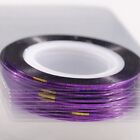 Nail Striping Tape Roll Line Sticker Metallic Glitter Holo Glossy 1mm 2mm 3mm UK