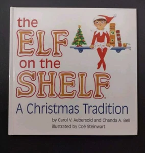 Elf on the Shelf Book Girl A Christmas Tradition 10" x 10" Aebersold & Bell - Picture 1 of 7