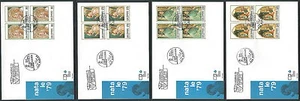 1979 SAN MARINO FDC FAIP NATALE QUARTINA NO TIMBRO DI ARRIVO - Imagen 1 de 1