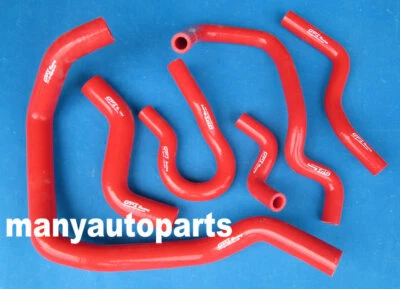 1992-2000 for Honda Civic D15 D16 EG EK Radiator Heater Silicone Hose Kits RED Foto 1 de 4