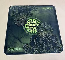 Dragon Ball Z Broly 2 Player Green And Black Cloth Playmat Stitch Border