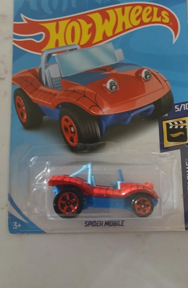 Cochecito móvil Hot Wheels Marvel The Amazing Spider-Man Spider Peter Parkedcar Foto 1 de 1
