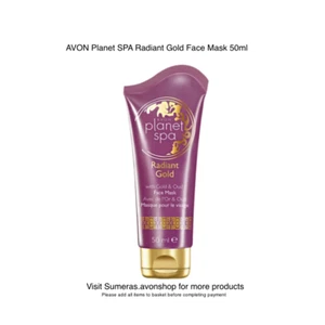 Avon Planet Spa Radiante Oro Máscara Facial 50ml ~ con Dorado & Oud - Imagen 1 de 1