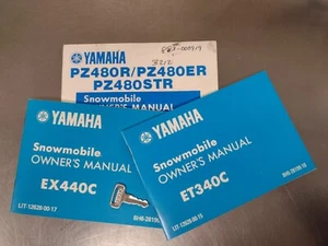 Lote manual del propietario de moto de nieve Yamaha (3), ET340C, EX440C, PZ480 - Imagen 1 de 1