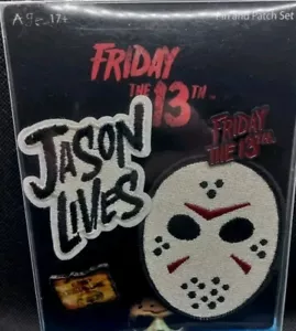 Friday the 13th Jason Voorhees (Patch/Reversnadel Set) Lizenzierter Horror Halloween - Bild 1 von 6