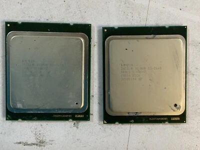 Lote de 2 Procesadores Intel Xeon E5-2665 2.4GHz 8 Core 20MB 8GT/s 115W NS-Q3C Foto 1 de 3