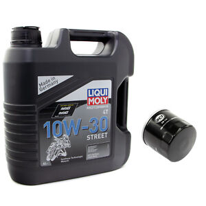 Ölfilter SM134 Motoröl Set High Performance 10W30 4 Liter für Honda CBR GL VFR