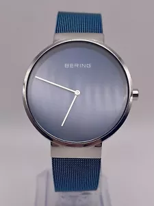 Bering Classic Polished Silver Men’s Watch WR 50M Sapphire Crystal New Battery - Picture 1 of 15