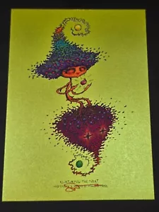 Marq Spusta Nurturing The Next - Signed Edition Green Neon Art Print Vinyl - Picture 1 of 5
